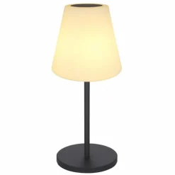 Luminaires Globo Lighting Lampe de table Globo SOLAR LED Noir, 2 lumières, Télécommandes, Changeur de couleurs