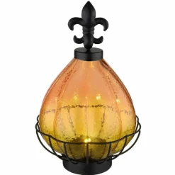 Luminaires Globo Lighting Lampe de table Globo SOLAR LED Noir, 1 lumière, Télécommandes