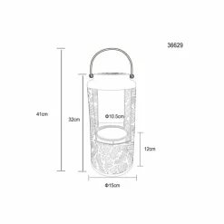Luminaires Globo Lighting Lampe de table Globo SOLAR LED Noir, 1 lumière