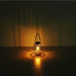 Style Boho-Chic-Luminaires Globo Lighting Lampe de table Globo SOLAR LED Noir, 1 lumière