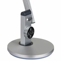 Luminaires Globo Lighting Lampe de table Globo SOLANA LED Aluminium brossé, Blanc, 1 lumière* Éclairage Led