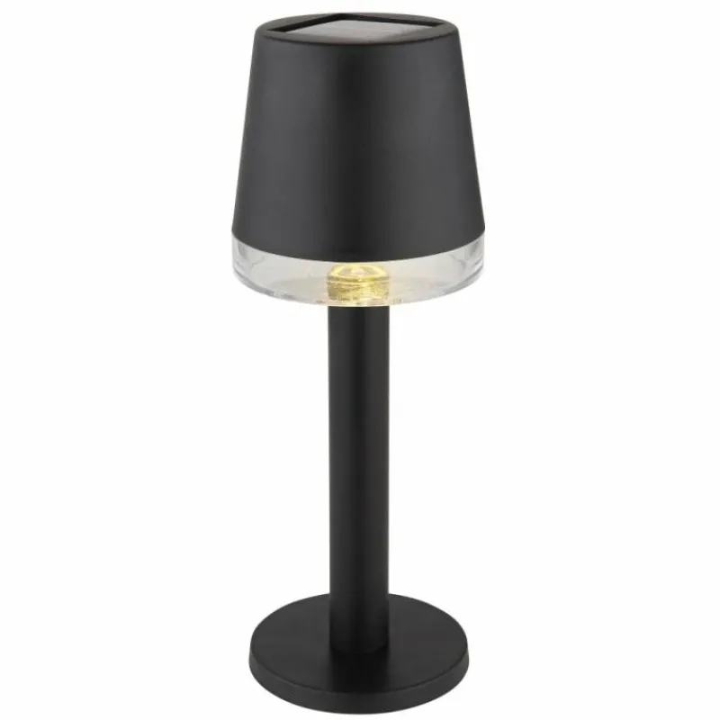 Luminaires Globo Lighting Lampe de table Globo SOLAR LED Noir, Transparent, 1 lumière