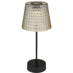 Suspension Verre Fumé-Luminaires Globo Lighting Lampe de table Globo SOLAR LED Fumée, Noir, 1 lumière