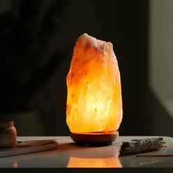 Lampes En Bois-Luminaires Globo Lighting Lampe de table Globo STONE Bois foncé, 1 lumière