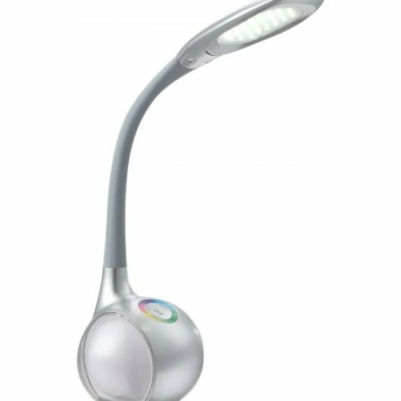 Luminaires Globo Lighting Lampe de table Globo TARRON LED Argenté, Transparent, 3 lumières* Éclairage Led