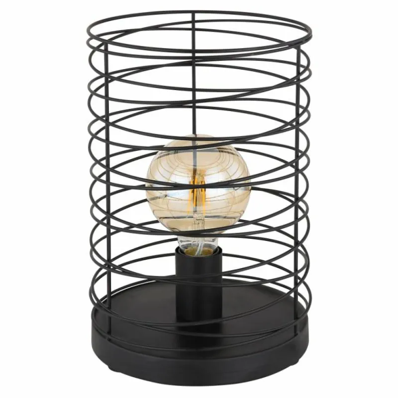 Lampes Industrielles-Luminaires Globo Lighting Lampe de table Globo TILLY Noir, 1 lumière