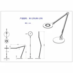 Luminaires Globo Lighting Lampe de table Globo URIAS LED Noir, 1 lumière* Lampes À Poser