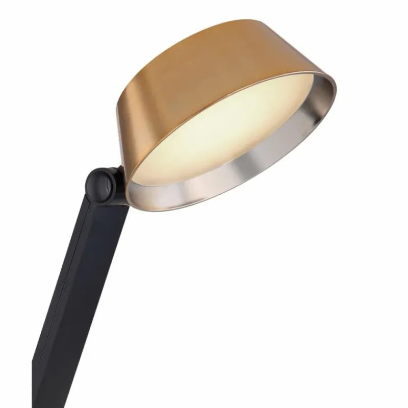 Lampes Dorées-Luminaires Globo Lighting Lampe de table Globo URSINO LED Or, Noir, 1 lumière