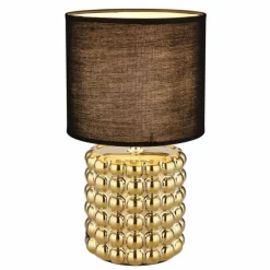 Lampes En Tissu-Luminaires Globo Lighting Lampe de table Globo VALENTINO Or, 1 lumière