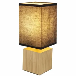 Lampes En Tissu-Luminaires Globo Lighting Lampe de table Globo VALENTINO Écru, 1 lumière