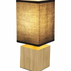 Lampes En Tissu-Luminaires Globo Lighting Lampe de table Globo VALENTINO Écru, 1 lumière