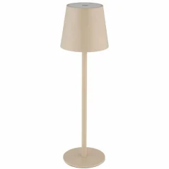 Luminaires Globo Lighting Lampe de table Globo VANNIE LED Sable, Blanc, 1 lumière