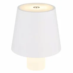 Luminaires Globo Lighting Lampe de table Globo VANNIE LED Blanc, 1 lumière