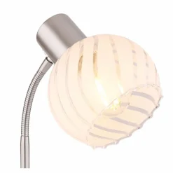 Luminaires Globo Lighting Lampe de table Globo WILLY Nickel mat, 1 lumière