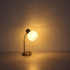 Luminaires Globo Lighting Lampe de table Globo WILLY Nickel mat, 1 lumière