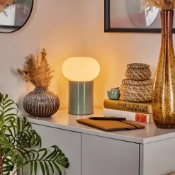 hofstein Lampe de table Godrie Bleu, 1 lumière