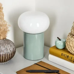 hofstein Lampe de table Godrie Bleu, 1 lumière