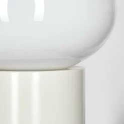 hofstein Lampe de table Godrie Crème, 1 lumière