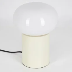 hofstein Lampe de table Godrie Crème, 1 lumière