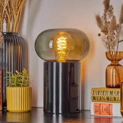 hofstein Lampe de table Godrie Noir, 1 lumière