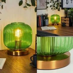 hofstein Lampe de table Goldenville Laiton, 1 lumière