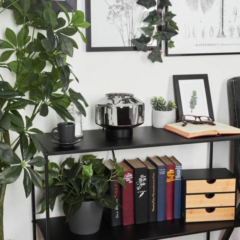 Suspension Verre Fumé-hofstein Lampe de table Gondim Noir, 1 lumière