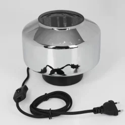 Suspension Verre Fumé-hofstein Lampe de table Gondim Noir, 1 lumière