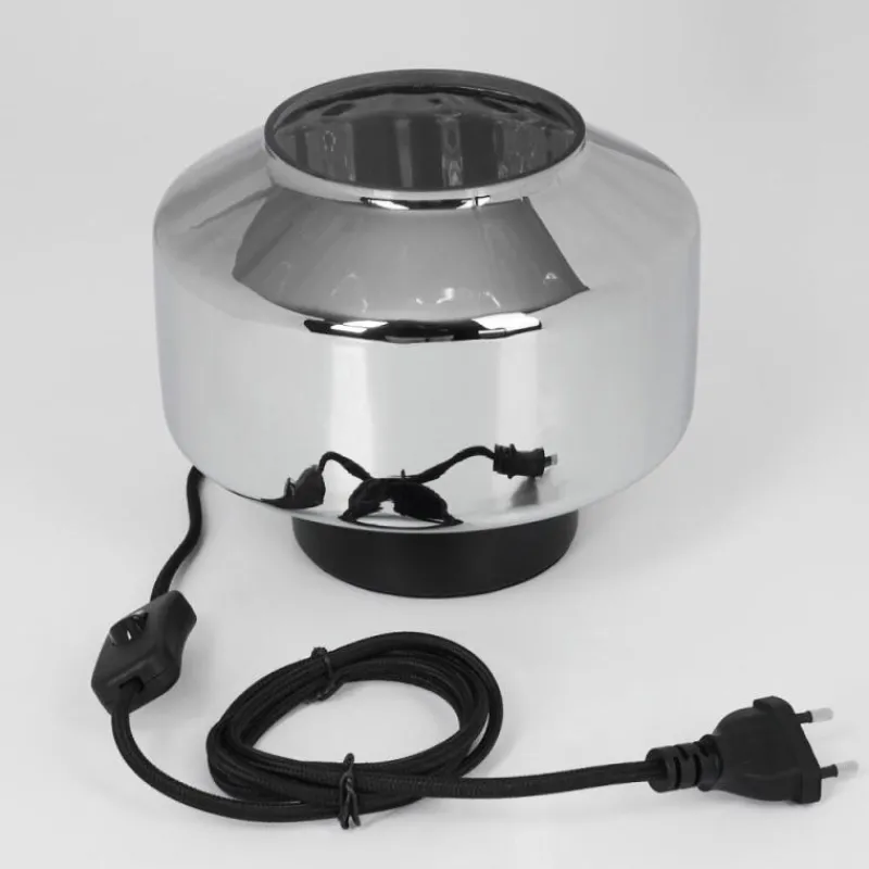 Suspension Verre Fumé-hofstein Lampe de table Gondim Noir, 1 lumière