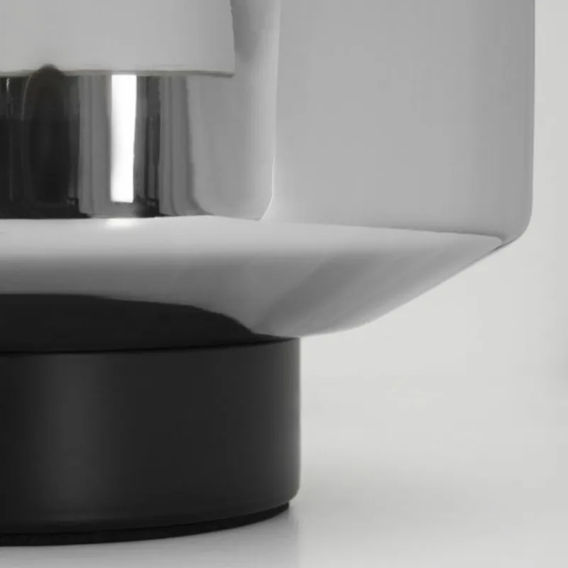 Suspension Verre Fumé-hofstein Lampe de table Gondim Noir, 1 lumière