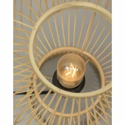 Style Boho-Chic-Good & Mojo Lampe de table CANGO Écru, 1 lumière