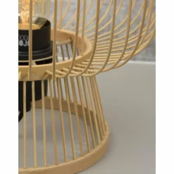 Style Boho-Chic-Good & Mojo Lampe de table CANGO Écru, 1 lumière