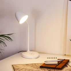 hofstein Lampe de table Grenoble LED Blanc, 1 lumière