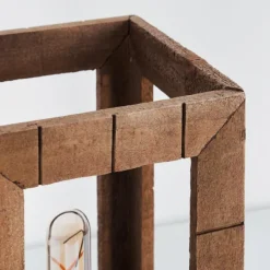 Luminaires Scandinaves-hofstein Lampe de table Guarda Écru, Noir, 1 lumière