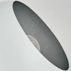 hofstein Lampe de table Hajo Argenté, Blanc, 1 lumière* Lampes À Poser