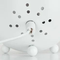 hofstein Lampe de table Hajo Argenté, Blanc, 1 lumière* Lampes À Poser