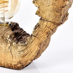 Luminaires Scandinaves-hofstein Lampe de table Hasteboda Brun, Couleur bois, 1 lumière