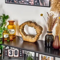 Luminaires Scandinaves-hofstein Lampe de table Hasteboda LED Brun, Couleur bois, 1 lumière