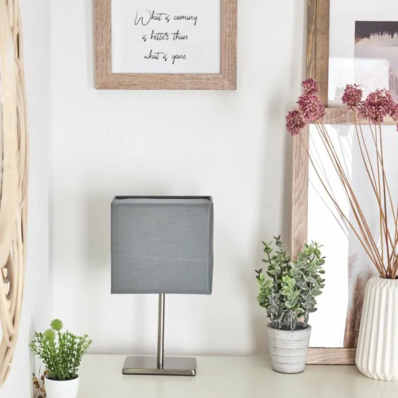 Lampes En Tissu-hofstein Lampe de table Heinikka Nickel mat, 1 lumière