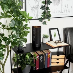 Lampes En Tissu-hofstein Lampe de table Hobart Noir, 1 lumière