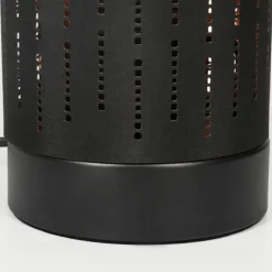 Lampes En Tissu-hofstein Lampe de table Hobart Noir, 1 lumière