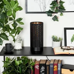 Lampes En Tissu-hofstein Lampe de table Hobart Noir, 1 lumière