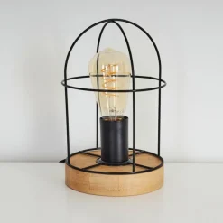 Lampes Vintages & Rétros-hofstein Lampe de table Hodne Écru, 1 lumière