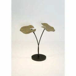 Lampes Dorées-Luminaires Holländer Lampe de table Holländer CONTROVERSA LED Brun, Or, Noir, 2 lumières