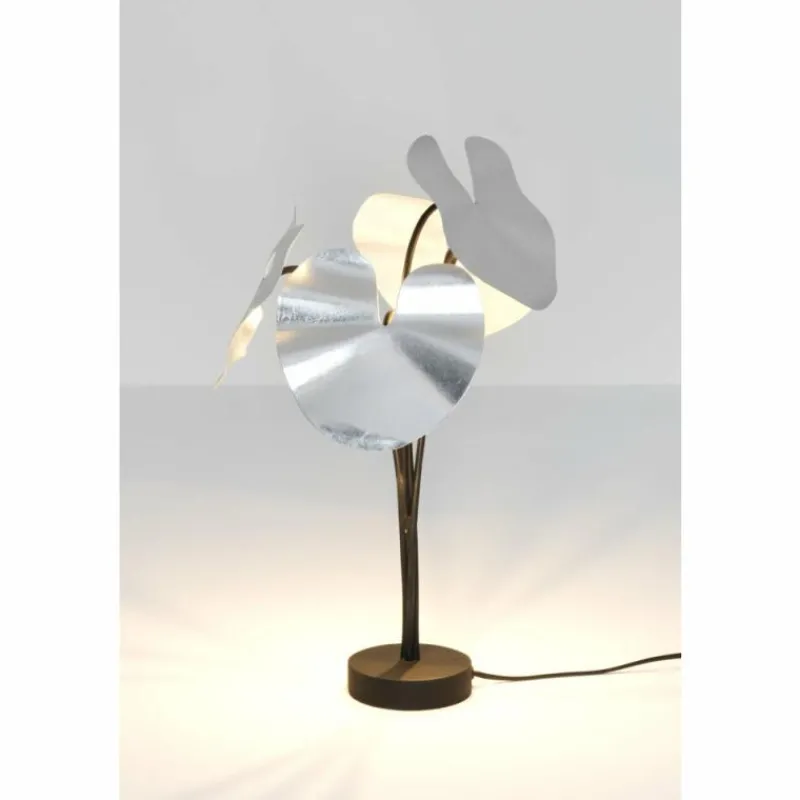 Luminaires Holländer Lampe de table Holländer CONTROVERSIA LED Noir, Argenté, 4 lumières* Éclairage Led