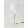 Lampes En Tissu-Luminaires Holländer Lampe de table Holländer CANCELLIERE ROTONDA PICCOLO Argenté, 1 lumière