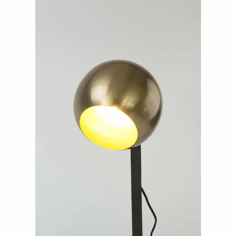 Lampes Dorées-Luminaires Holländer Lampe de table Holländer CLARICE Or, Noir, 1 lumière