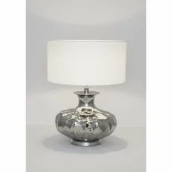 Luminaires Holländer Lampe de table Holländer DAMASCO Argenté, 1 lumière* Lampes À Poser