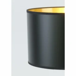 Lampes Dorées-Luminaires Holländer Lampe de table Holländer ENZIO Or, Noir, 1 lumière