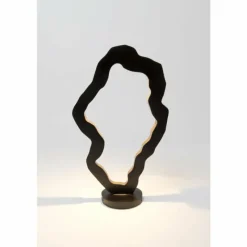 Lampes Dorées-Luminaires Holländer Lampe de table Holländer INFERNALE LED Brun, Or, Noir, 1 lumière