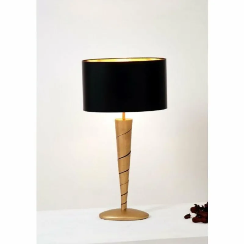 Lampes En Tissu-Luminaires Holländer Lampe de table Holländer INNOVAZIONE Or, 1 lumière